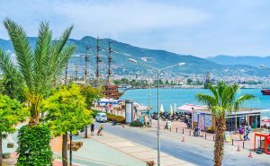 old port in antalya, turkey